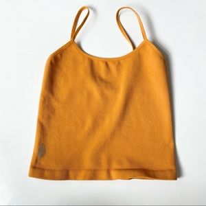 FP Free People Movement Dance Crop Top  -Orange Sz M/L